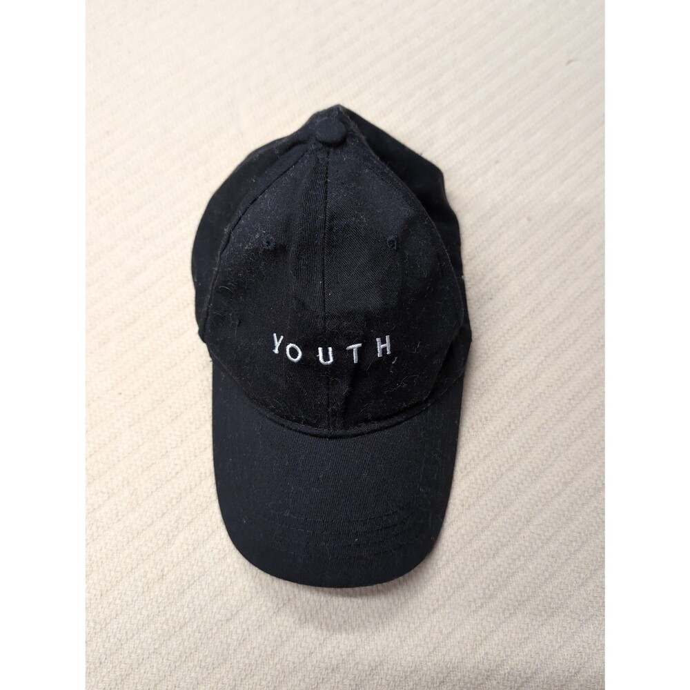 Dad hat youth one size black hat